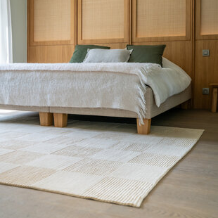 Quadrato Maxi silk - beige - 170x244cm