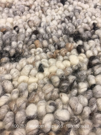 Morrocan - Taupe 203 - 160x160cm round 