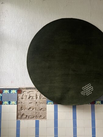 Rani Honeycomb - 3B07 wool/1K01 silk - 190x190cm round