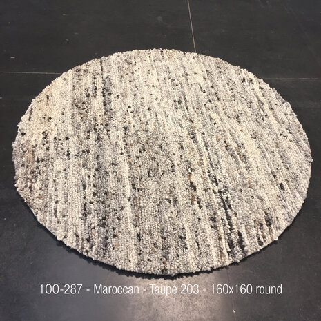 Maroccan - Taupe 203 - 160x160cm round 