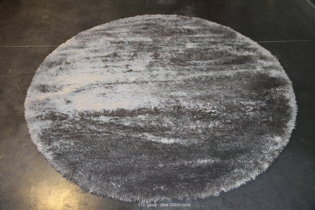 Galaxy - silver - 200x200cm round