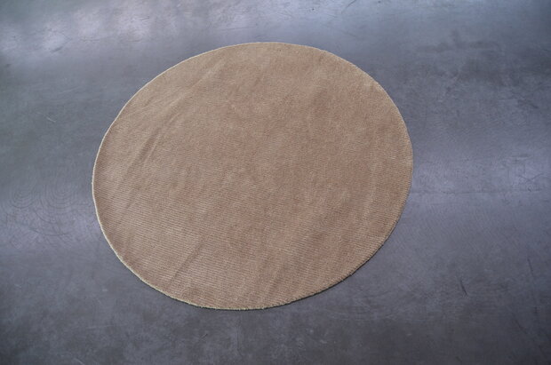 Rani LINES SILK C - w.NBrown/s.NBrown - 120x120cm round