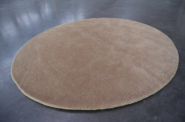 Rani LINES SILK C - w.NBrown/s.NBrown - 120x120cm round