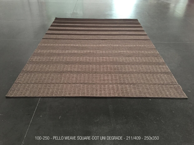 PELLO WEAVE - 211/409- SQUARE DOT UNI DEGRADE - 250x350cm