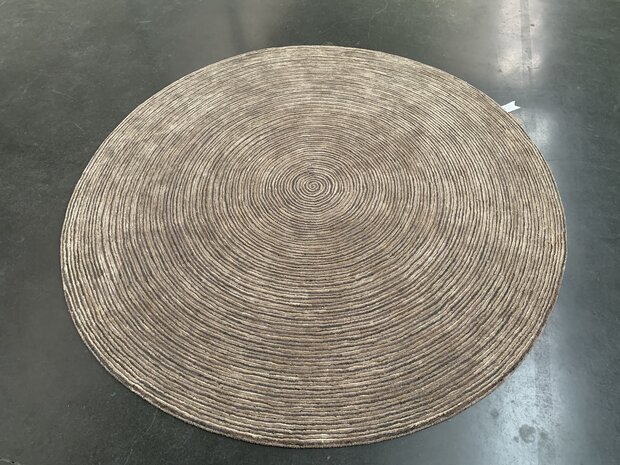 Vlas - Beige - 170cm round