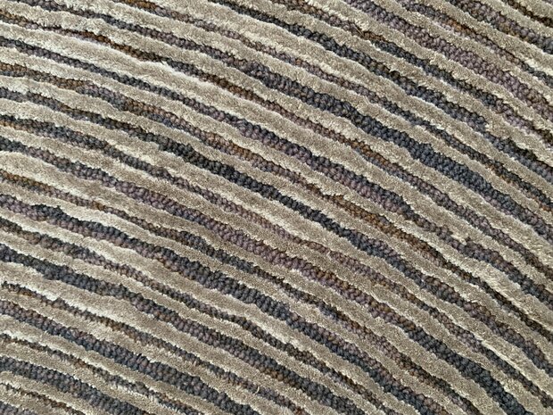 Vlas - Beige - 170cm round