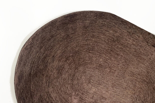 Vlas - Brown - 245x350 oval