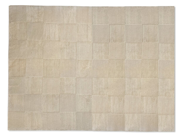 Quadrato Maxi silk - beige - 170x244cm