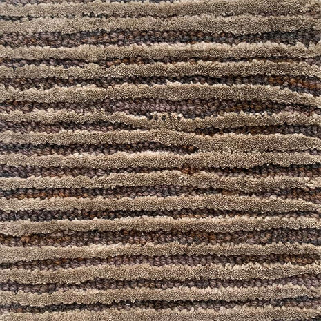 Vlas - Beige - 170cm round