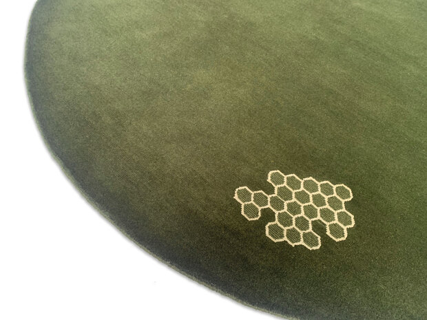 Rani Honeycomb - 3B07 wool/1K01 silk - 190x190cm round