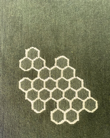 Rani Honeycomb - 3B07 wool/1K01 silk - 190x190cm round