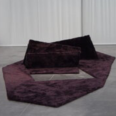 Galaxy - Aubergine - 320x1270cm special shape