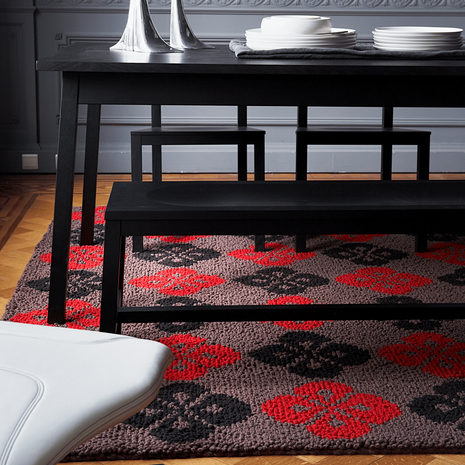 Beiras two color flower - A713/525/679 - 251x294cm