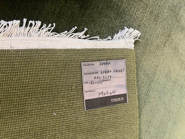 Opera Velvet 10mm - 3C07 Green - 280x330