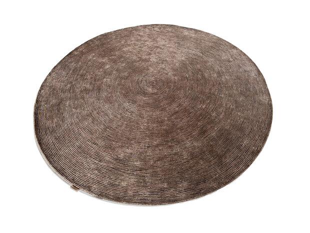 Vlas - Beige - 300cm round