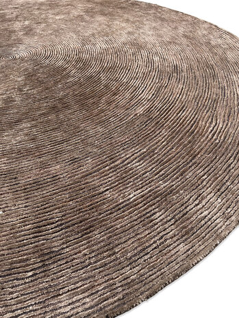 Vlas - Beige - 300cm round