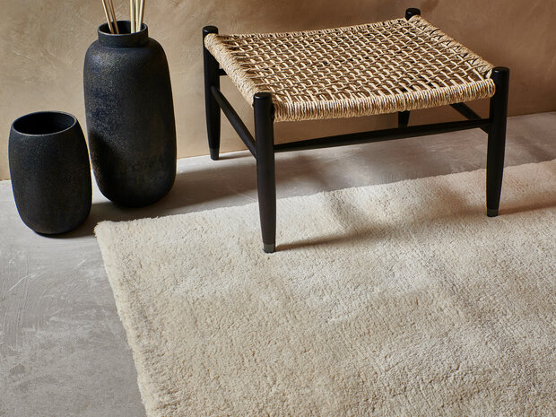 Caro rug, limited colour Beige F