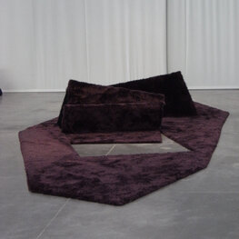 Galaxy - Aubergine - 320x1270cm special shape